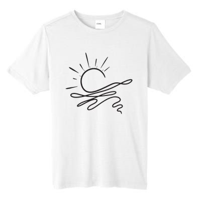 Boho Ocean Sun Nature Tall Fusion ChromaSoft Performance T-Shirt