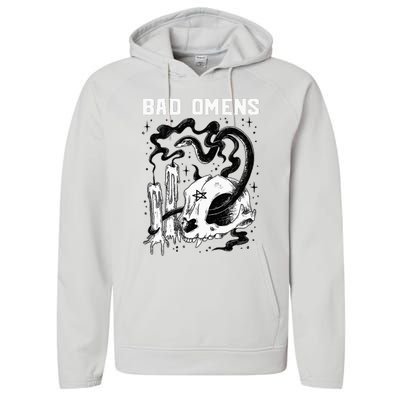 B.A.D O.M.E.N.S Snake And Skull Performance Fleece Hoodie