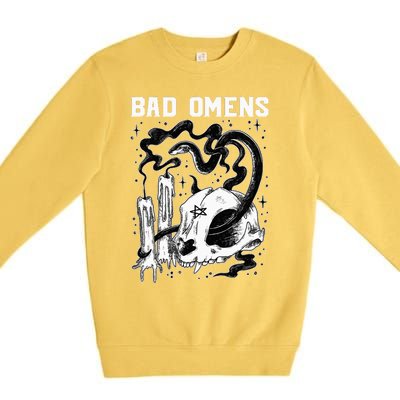 B.A.D O.M.E.N.S Snake And Skull Premium Crewneck Sweatshirt