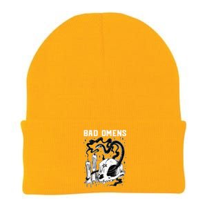 B.A.D O.M.E.N.S Snake And Skull Knit Cap Winter Beanie