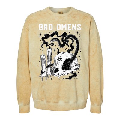 B.A.D O.M.E.N.S Snake And Skull Colorblast Crewneck Sweatshirt