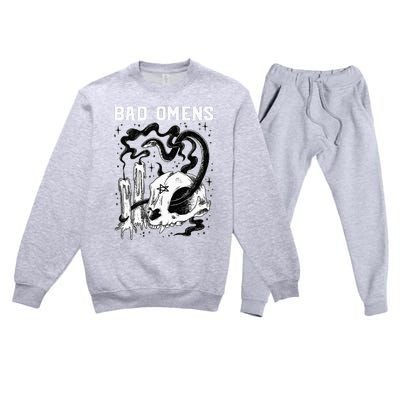 B.A.D O.M.E.N.S Snake And Skull Premium Crewneck Sweatsuit Set