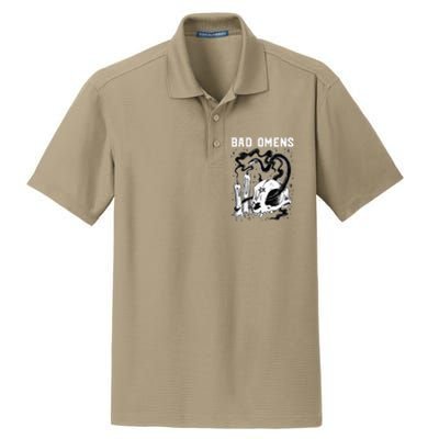 B.A.D O.M.E.N.S Snake And Skull Dry Zone Grid Polo