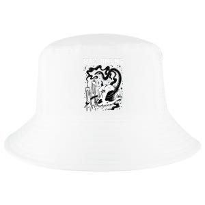 B.A.D O.M.E.N.S Snake And Skull Cool Comfort Performance Bucket Hat