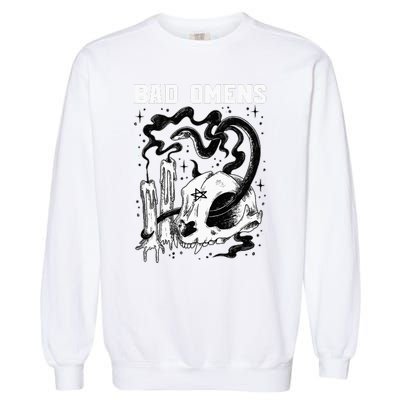 B.A.D O.M.E.N.S Snake And Skull Garment-Dyed Sweatshirt