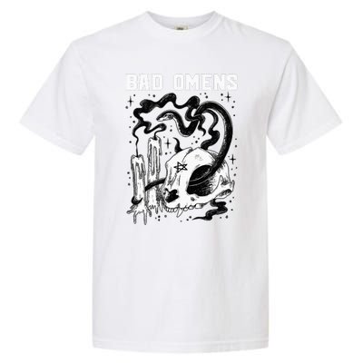 B.A.D O.M.E.N.S Snake And Skull Garment-Dyed Heavyweight T-Shirt