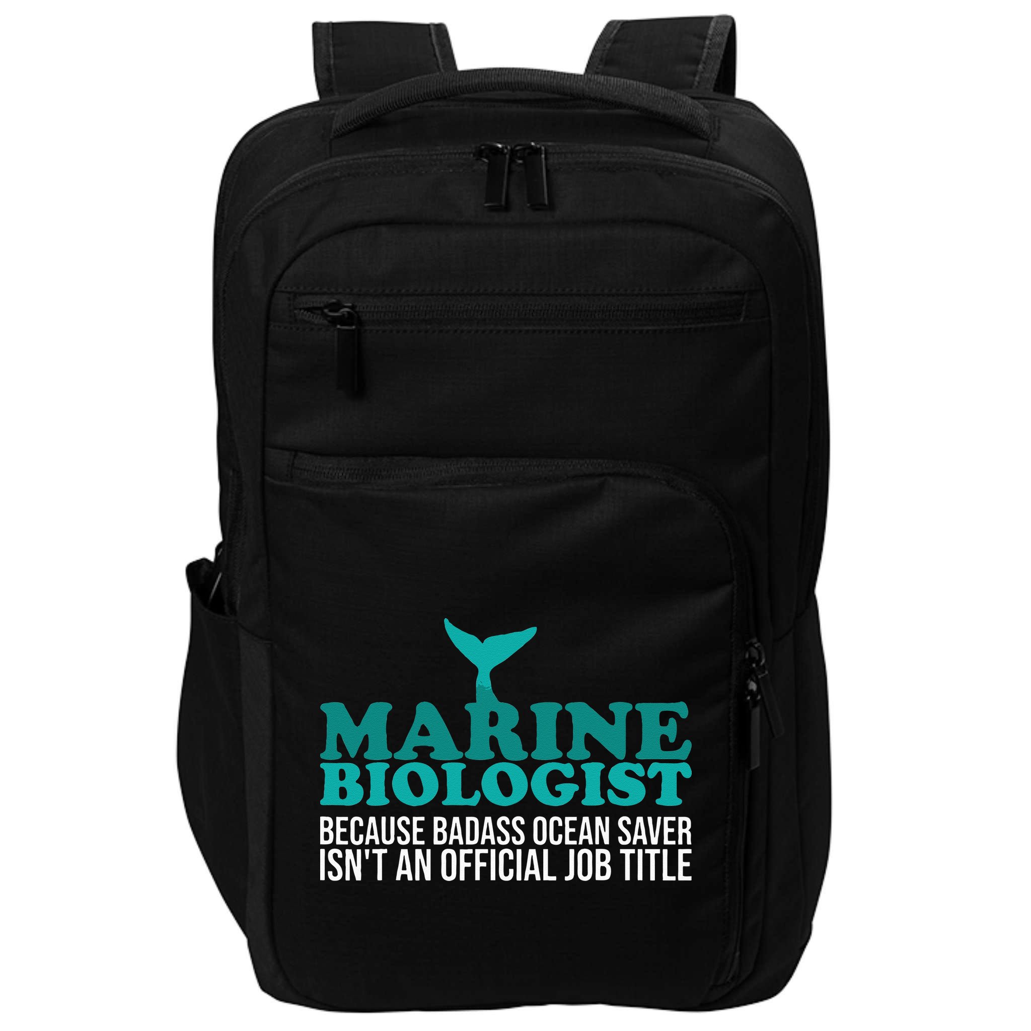 Badass Ocean Saver Future Marine Biologist Impact Tech Backpack