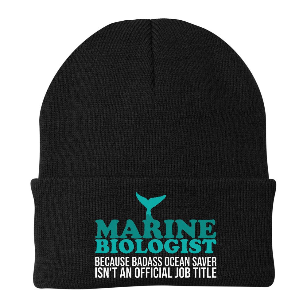 Badass Ocean Saver Future Marine Biologist Beanie
