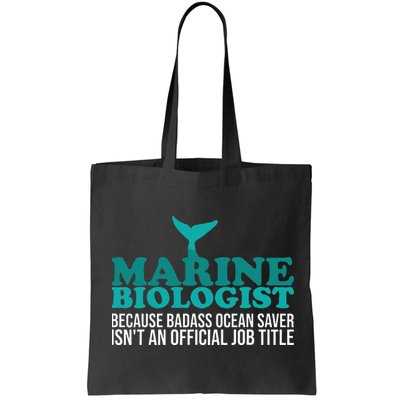 Badass Ocean Saver Future Marine Biologist Bag