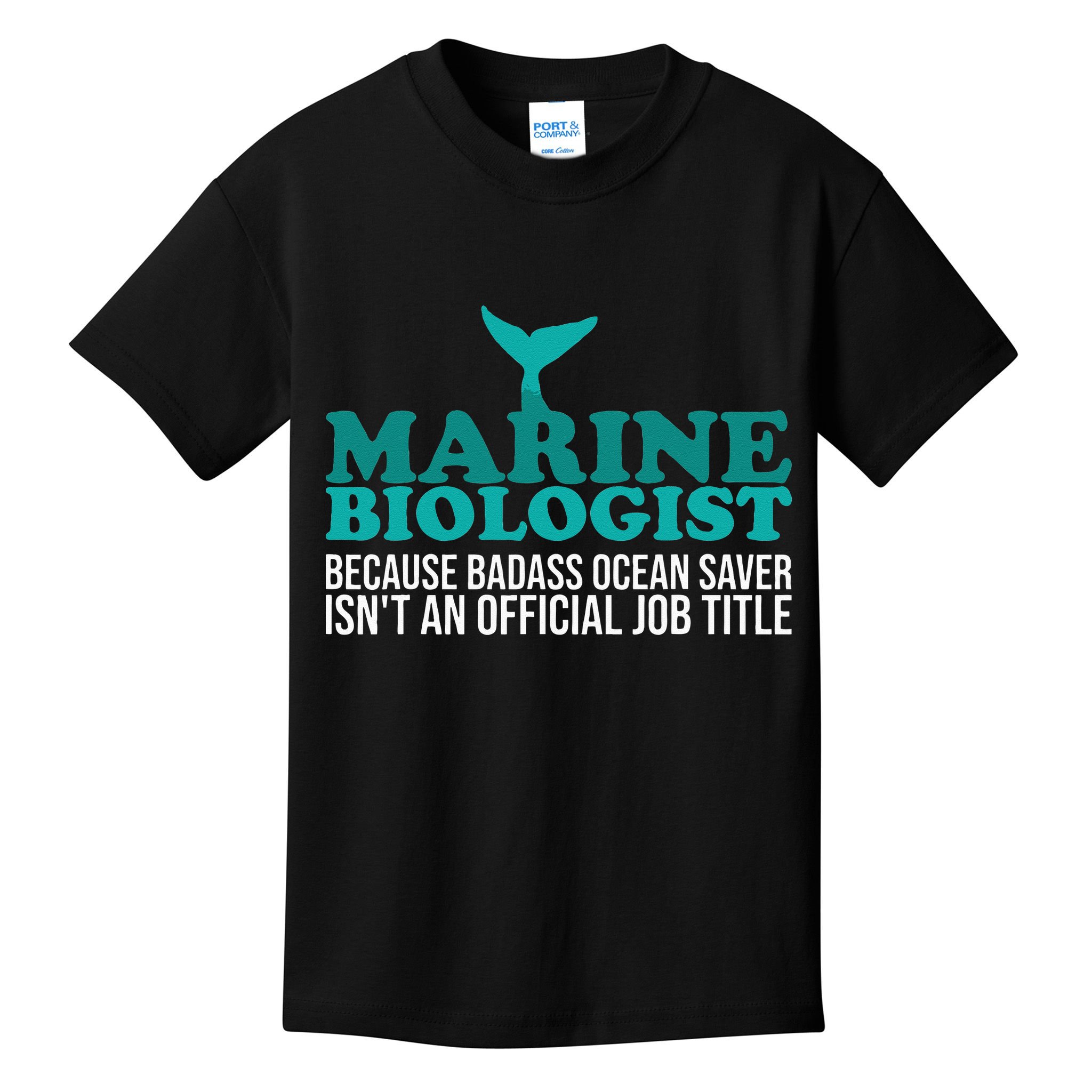Badass Ocean Saver Future Marine Biologist Kids T-Shirt