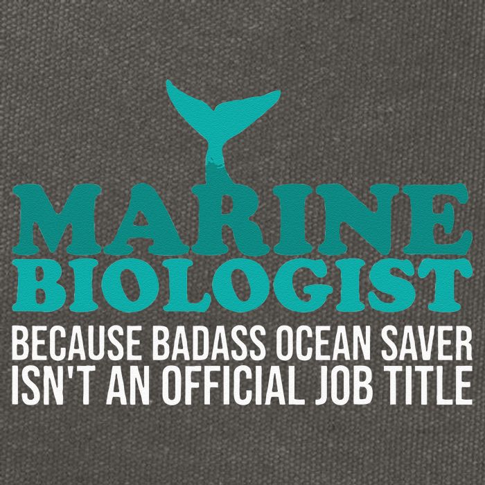 Badass Ocean Saver Future Marine Biologist Cotton Canvas Backpack