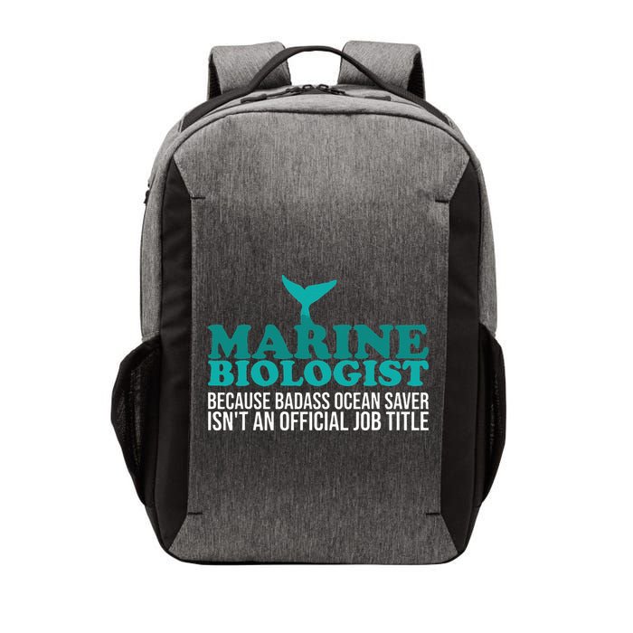 Badass Ocean Saver Future Marine Biologist Vector Backpack