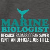Badass Ocean Saver Future Marine Biologist Vector Backpack