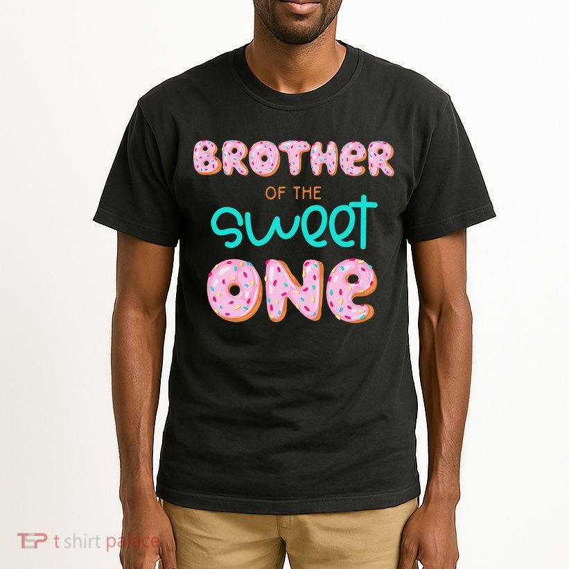 Brother of Sweet One First Birthday Matching Family Donut Tall T-Shirt
