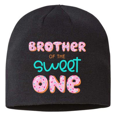 Brother of Sweet One First Birthday Matching Family Donut Sustainable Beanie