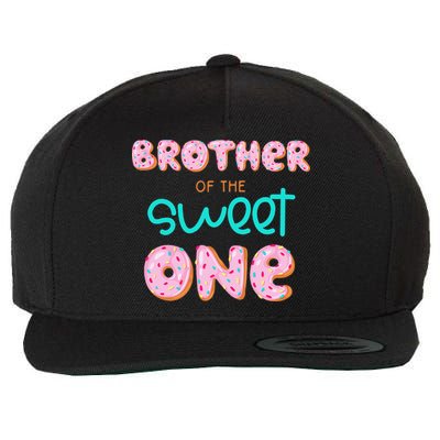 Brother of Sweet One First Birthday Matching Family Donut Wool Snapback Cap
