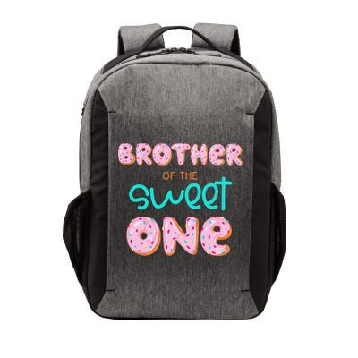 Brother of Sweet One First Birthday Matching Family Donut Vector Backpack