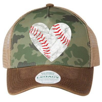 Baseball Or Softball Heart Love Legacy Tie Dye Trucker Hat