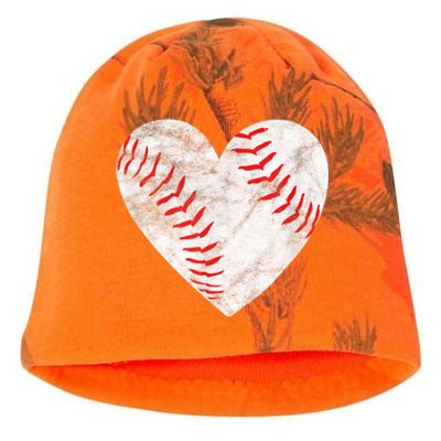 Baseball Or Softball Heart Love Kati - Camo Knit Beanie