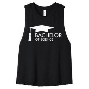 Bachelor Of Science Graduates Women's Racerback Cropped Tank