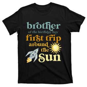 Brother Outer Space 1st Birthday First Trip Around The Sun T-Shirt