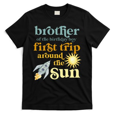 Brother Outer Space 1st Birthday First Trip Around The Sun T-Shirt