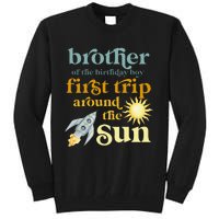 Brother Outer Space 1st Birthday First Trip Around The Sun Tall Sweatshirt