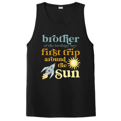 Brother Outer Space 1st Birthday First Trip Around The Sun PosiCharge Competitor Tank