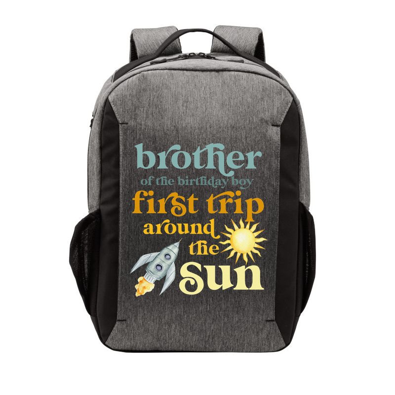 Brother Outer Space 1st Birthday First Trip Around The Sun Vector Backpack
