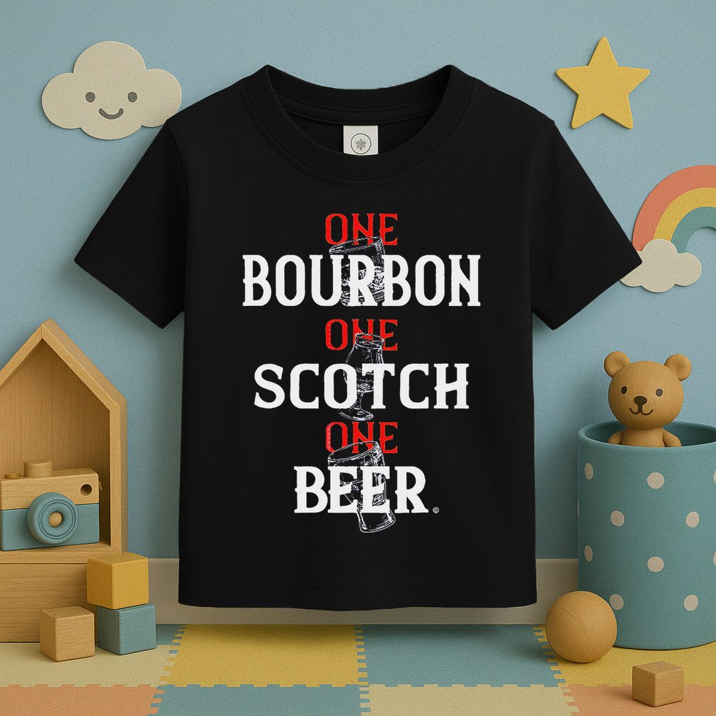 Bourbon One Scotch One Beer Toddler T-Shirt