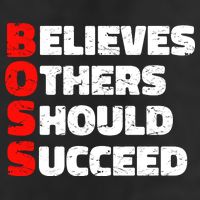 Boss Motivational 7 Panel Mesh Trucker Snapback Hat