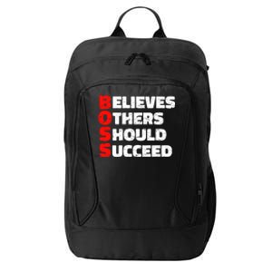 Boss Motivational City Backpack