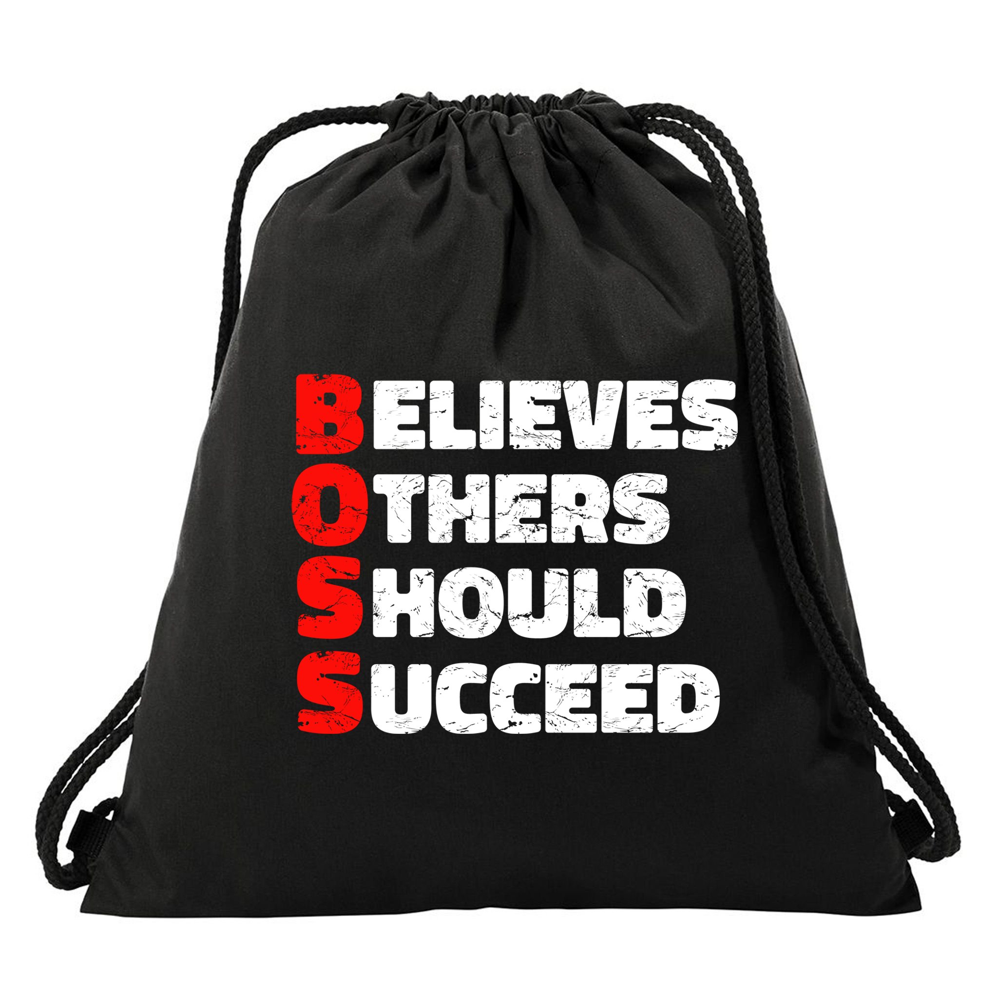 Boss Motivational Drawstring Bag