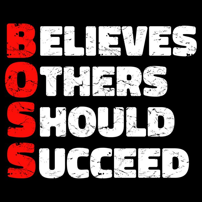 Boss Motivational Drawstring Bag