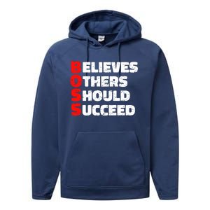 Boss Motivational Performance Fleece Hoodie