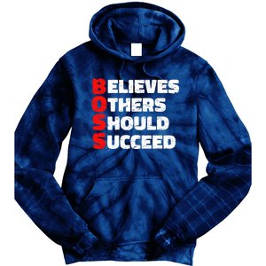 Boss Motivational Tie Dye Hoodie