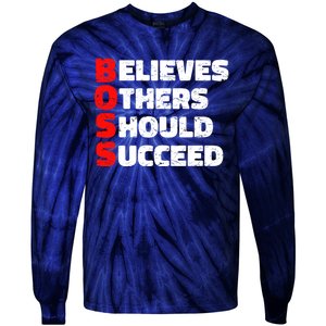 Boss Motivational Tie-Dye Long Sleeve Shirt