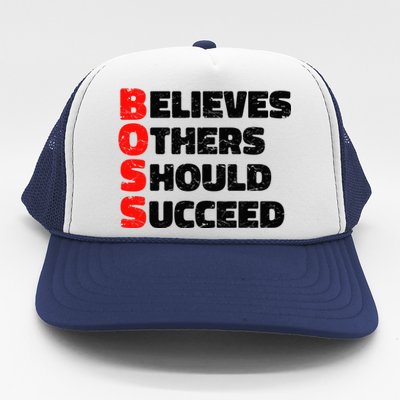 Boss Motivational Trucker Hat