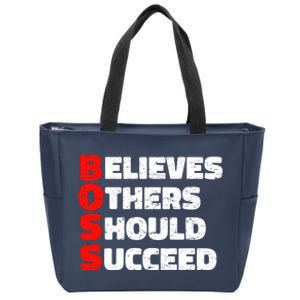 Boss Motivational Zip Tote Bag