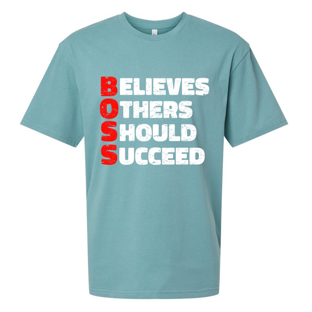 Boss Motivational Sueded Cloud Jersey T-Shirt