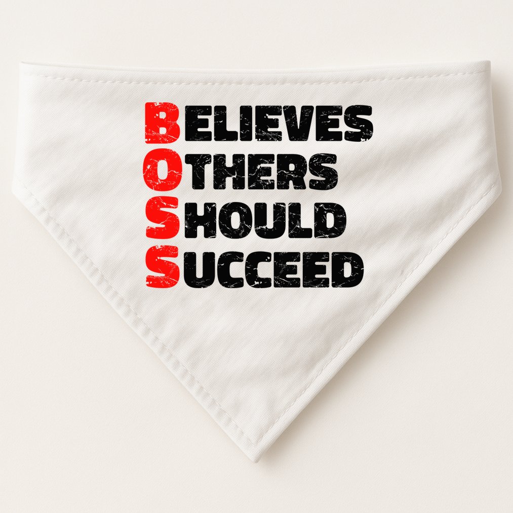 Boss Motivational USA-Made Doggie Bandana