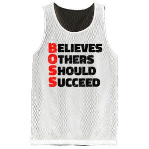 Boss Motivational Mesh Reversible Basketball Jersey Tank