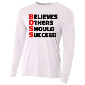 Boss Motivational Cooling Performance Long Sleeve Crew