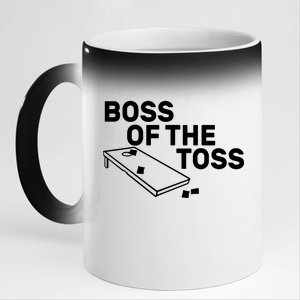 Boss Of The Toss 11oz Black Color Changing Mug