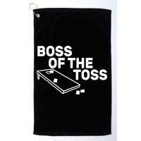 Boss Of The Toss Golf Towel