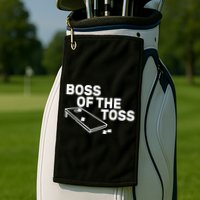 Boss Of The Toss Golf Towel