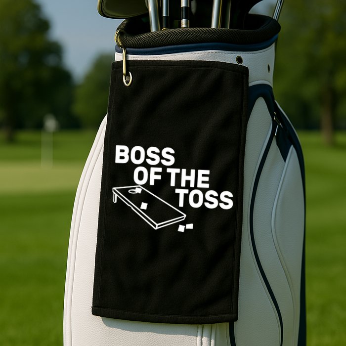Boss Of The Toss Golf Towel