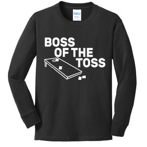 Boss Of The Toss Kids Long Sleeve Shirt