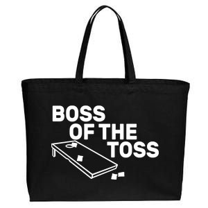 Boss Of The Toss Cotton Canvas Jumbo Tote