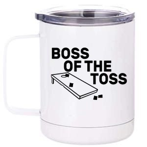 Boss Of The Toss 12 oz Stainless Steel Tumbler Cup